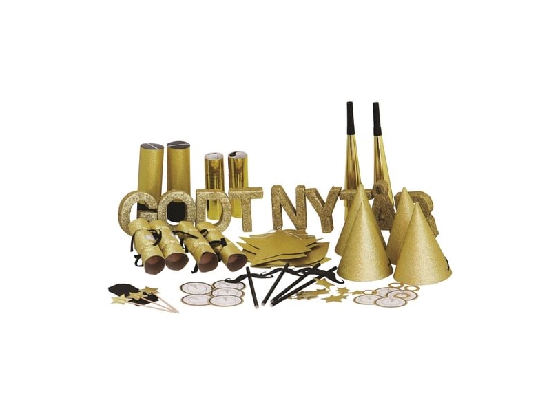 Neujahrs-Party-Set, Gold