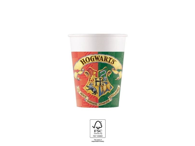 Pappersmuggar 200 ml A8 Harry Potter 93506/35064 | Catering - Engångsservis - Tallrikar | GameStuff