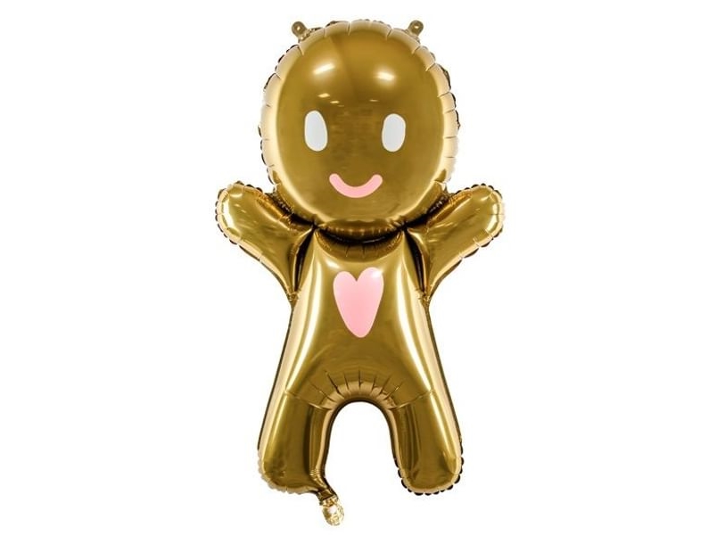 PartyDeco FB82, Leksaksballong, Folie, Guld, Bild, Party, Universal | N - A | GameStuff