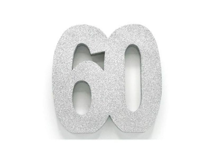 Silver bordsdekoration 60 | Skola & Hobby - Festdekorera - Ballonger | GameStuff