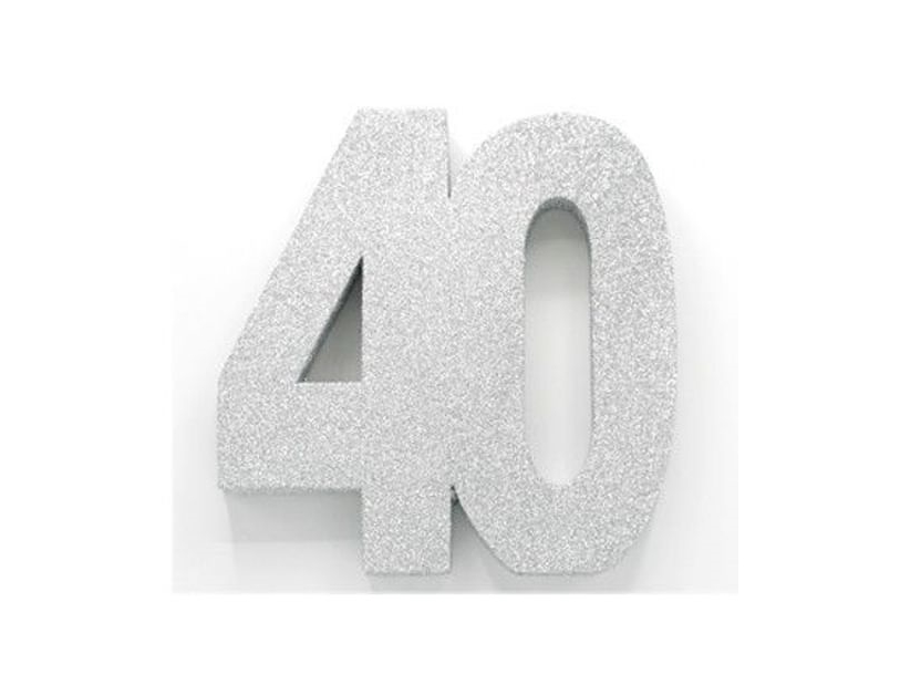 Silver bordsdekoration 40 | Skola & Hobby - Festdekorera - Ballonger | GameStuff