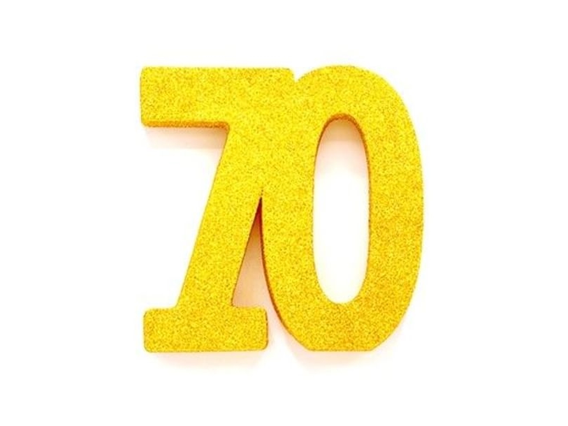 Guld Borddekoration 70