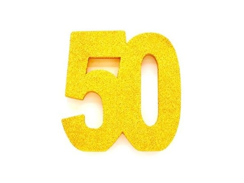 Guld Borddekoration 50