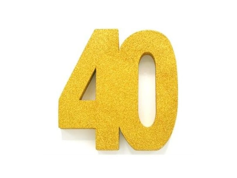 Guld Borddekoration 40