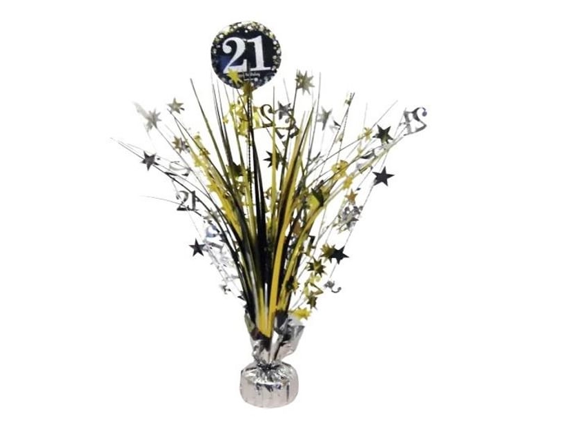 Tischdekorationen 21 Jahre Sparkling