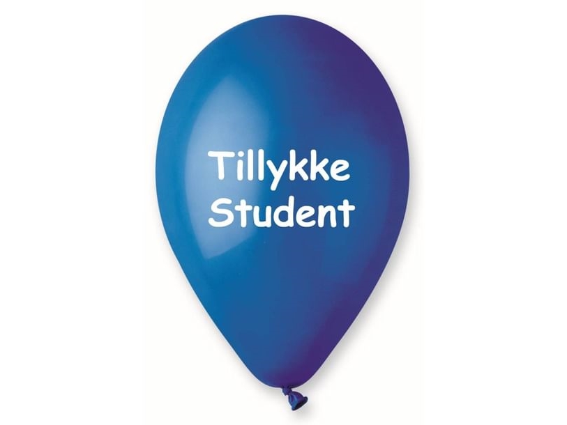 Ballon Glückwunsch Student, Blau