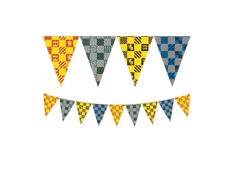 GoDan banner/garland Harry Potter-hus Hogwarts färgglatt | Andra leksaksmärken - F-M - Harry Potter | GameStuff