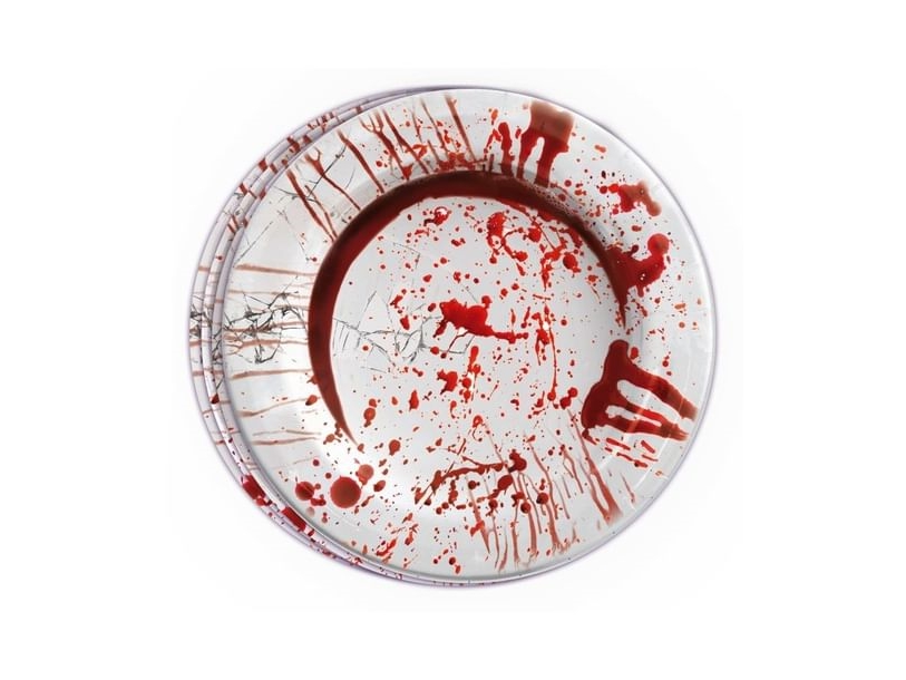 Blodiga papperssköldar | Catering - Engångsservis - Tallrikar | GameStuff