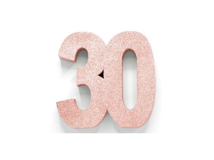 Rose Gold Borddekoration 30
