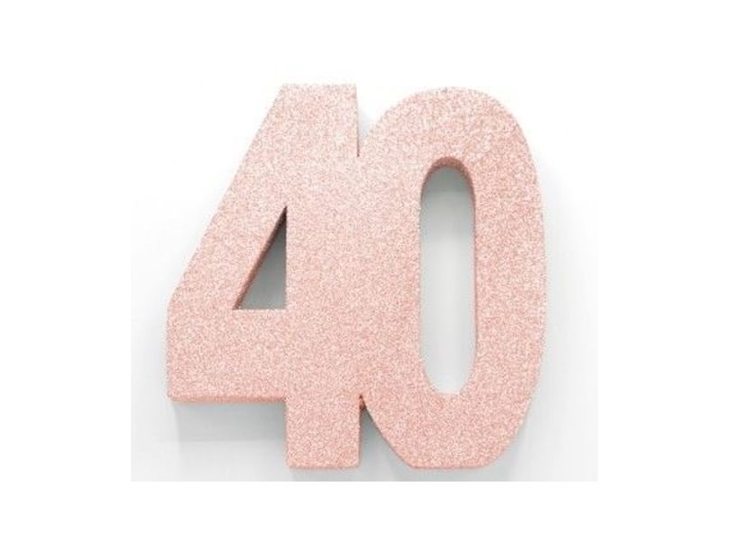 Rose Gold Borddekoration 40