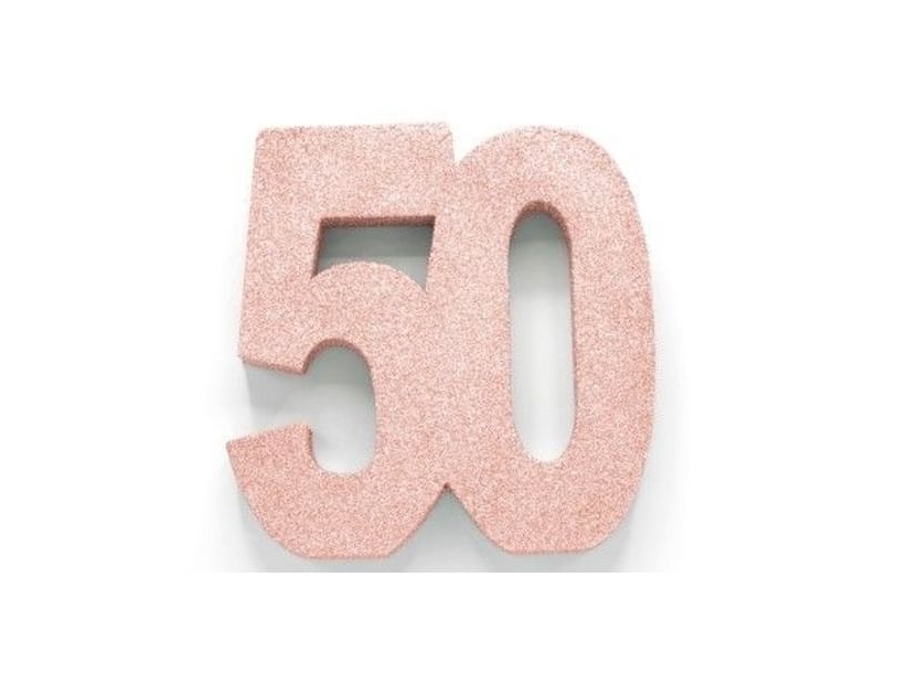 Rose Gold Borddekoration 50