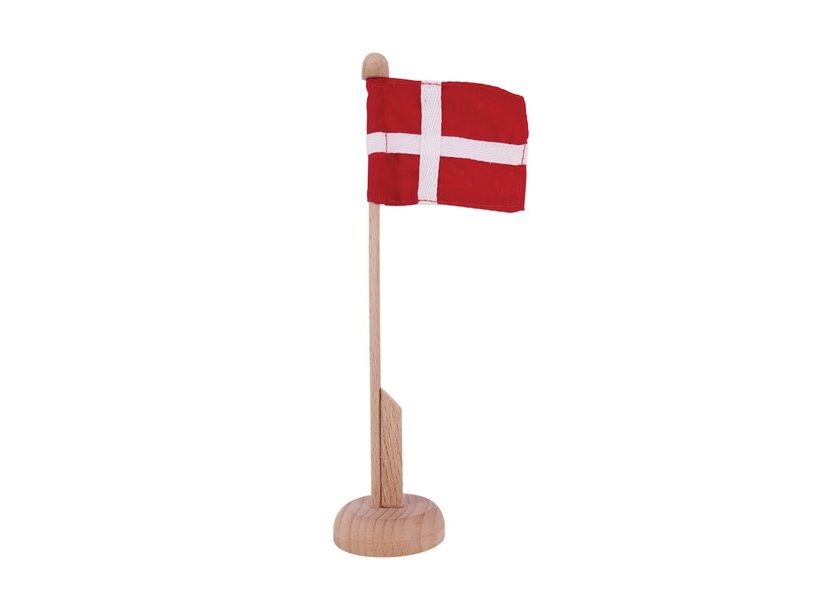 Dansk Bordflag I Stof