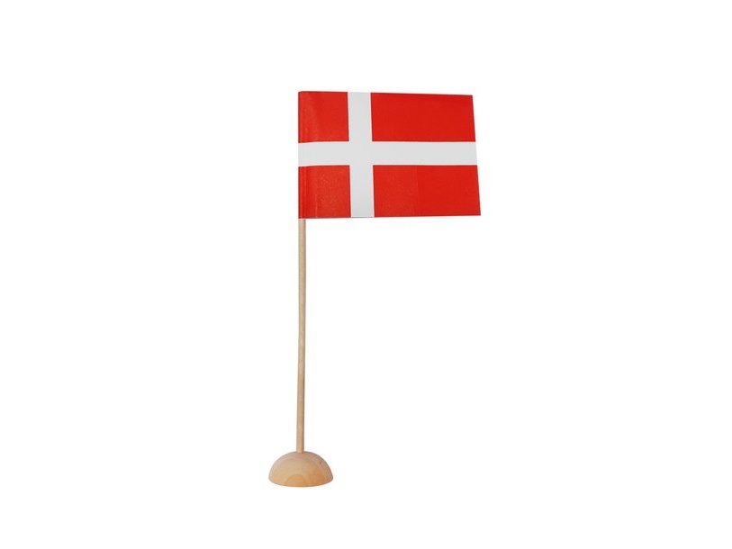 Danske Bordflag, 4 Stk
