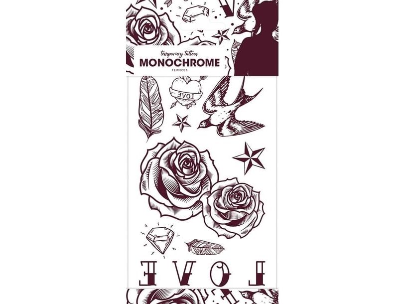 Monochrome Love Tatovering