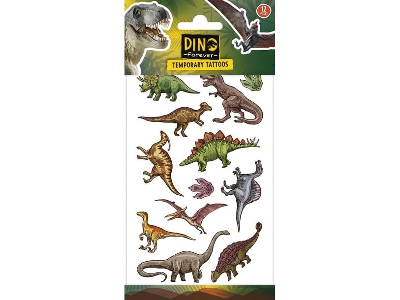 Dinosaur tatoveringer | Leksaker - Rollek - Kostym tillbehör | GameStuff