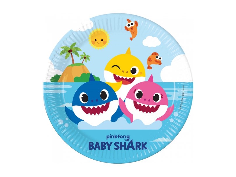 Baby Hai Pappteller, 23 Cm