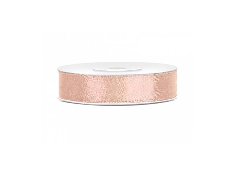 Helles Pfirsichfarbenes Satinband 12Mm