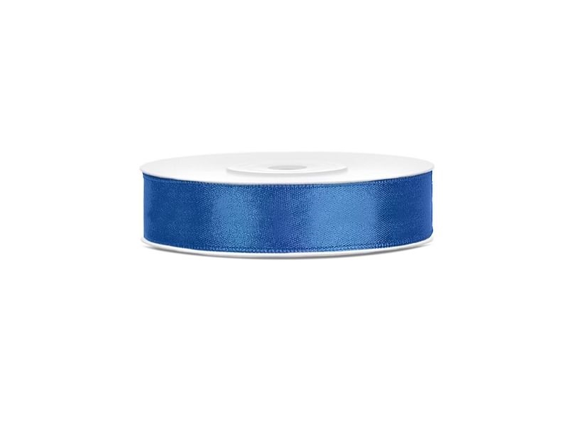 Kongeblå Satinbånd 12Mm