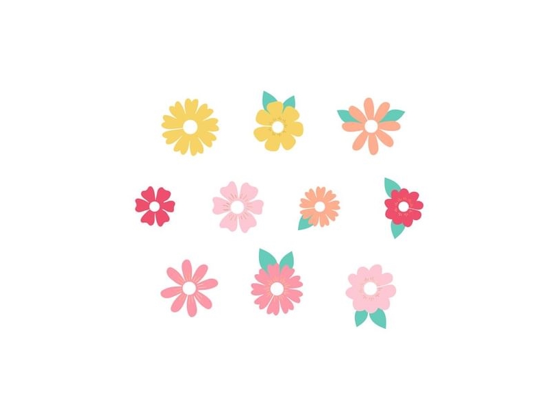 Blumenaufkleber Für Brillen