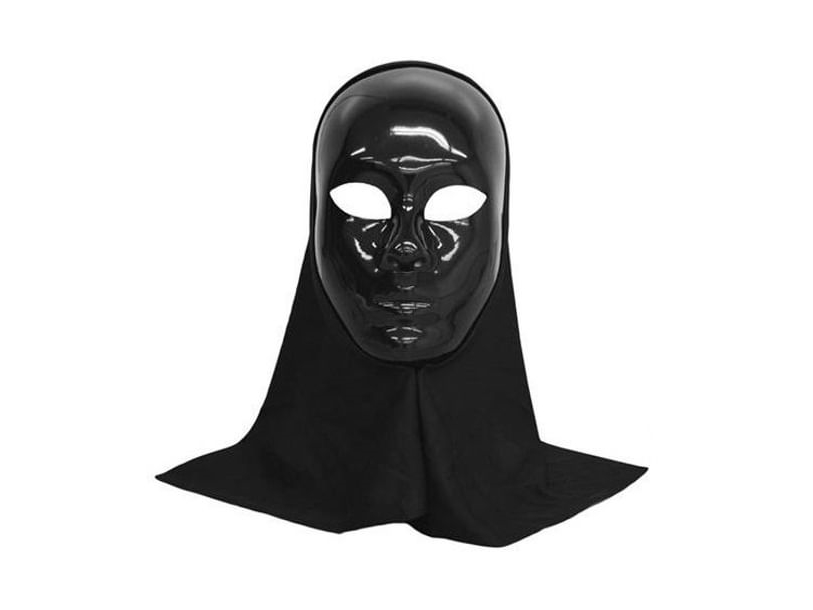 Schwarze Maske Mit Kapuze
