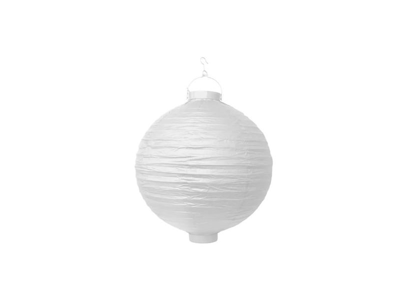 Weiße Led-Laterne, 30 Cm