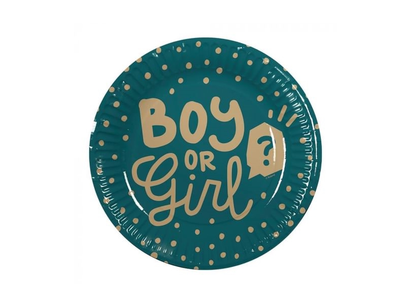 Boy Or Girl Paptallerken