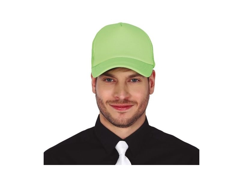 Neongrüne Kappe