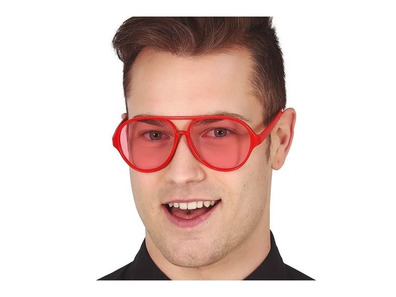 Rote Brille Mit Roten Gläsern