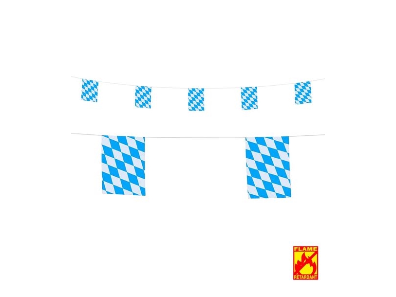 Bayerische Flaggen-Girlande, 6 M