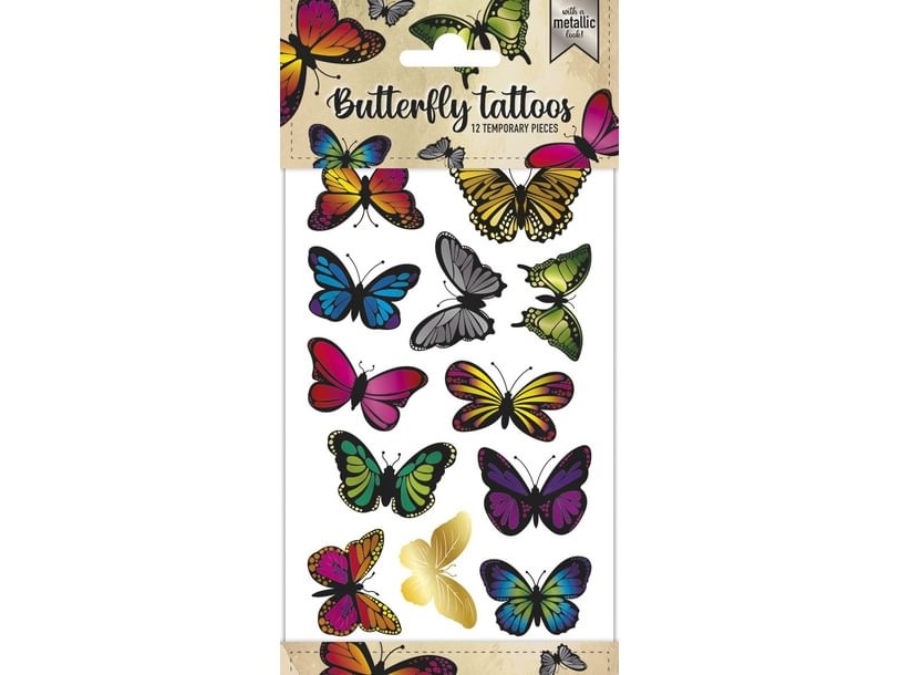 Tatuering av fjäril | Leksaker - Rollek - Kostym tillbehör | GameStuff
