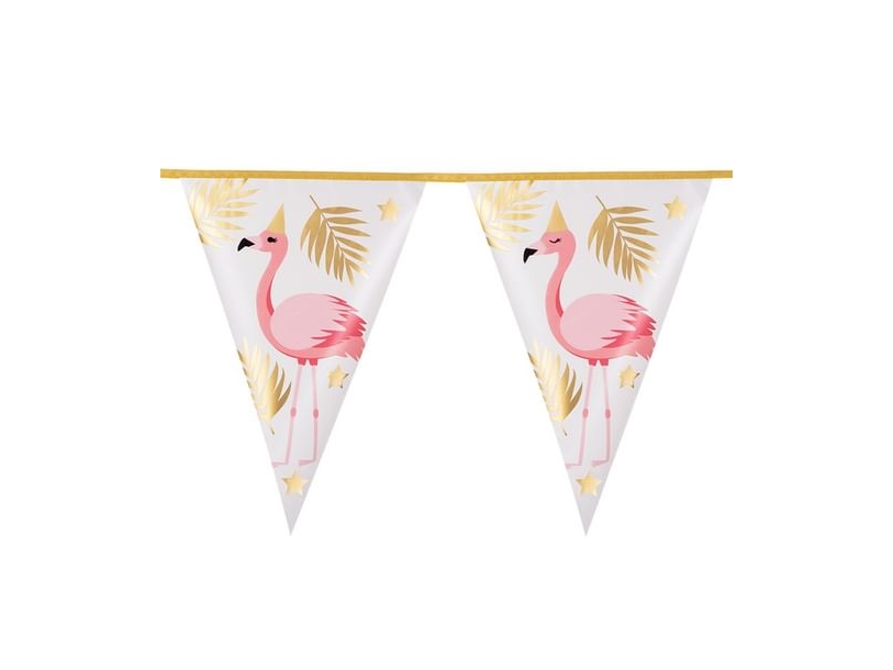 Flamingo vimpelgirlang | Belysning - Annan belysning - Ljusslingor | GameStuff