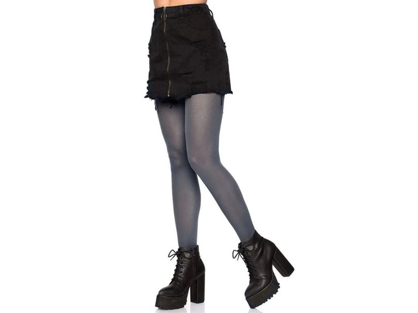 Graue Strumpfhose