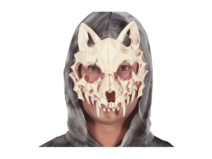 Kattedyr Dødningehoved Maske - One size