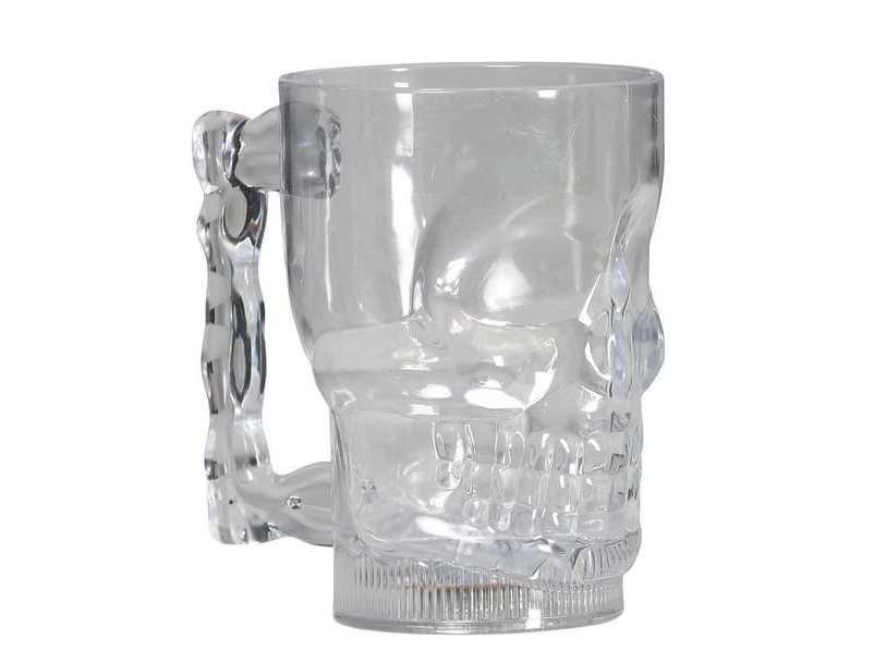 Totenkopfglas Mit Licht