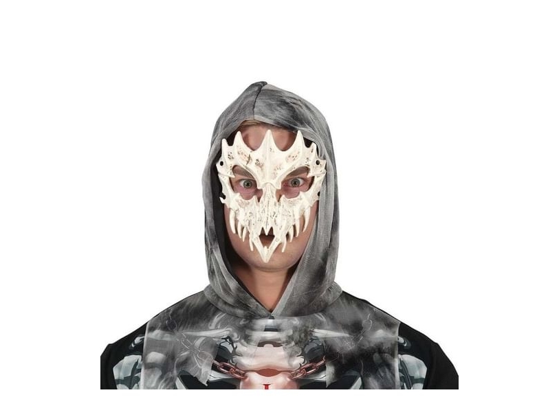 Mask med drakskalle