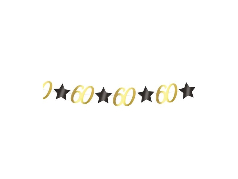 Goldgirlande 60 Jahre