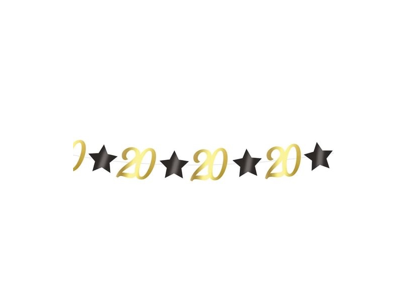 Goldgirlande 20 Jahre