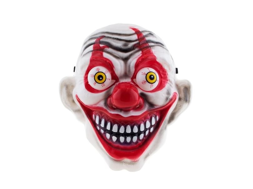 Böse Clownmaske Mit Augen