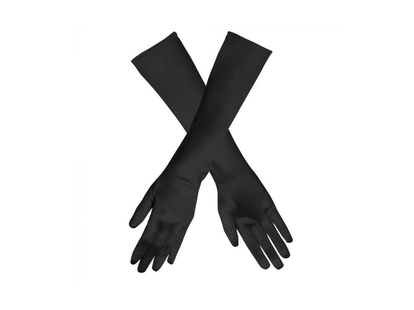 Schwarze Lange Handschuhe