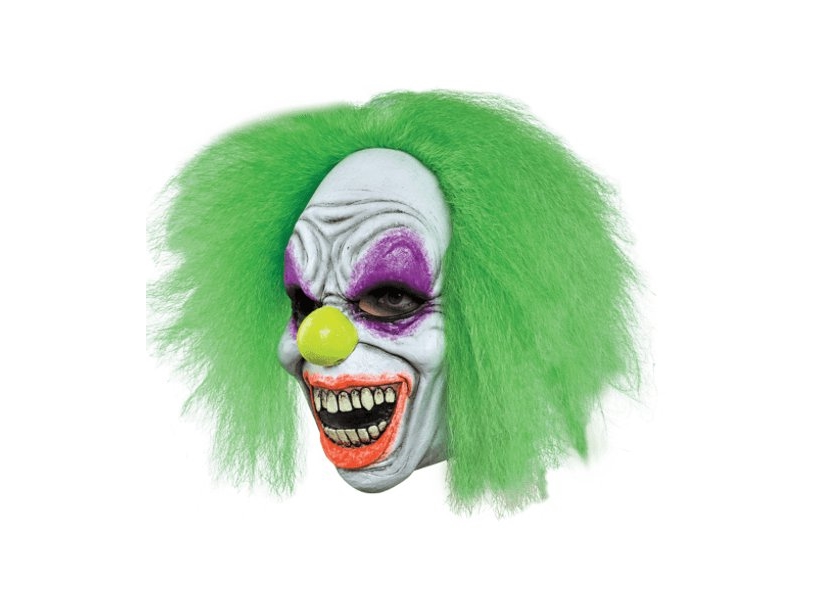 Wild Neon Clown Maske