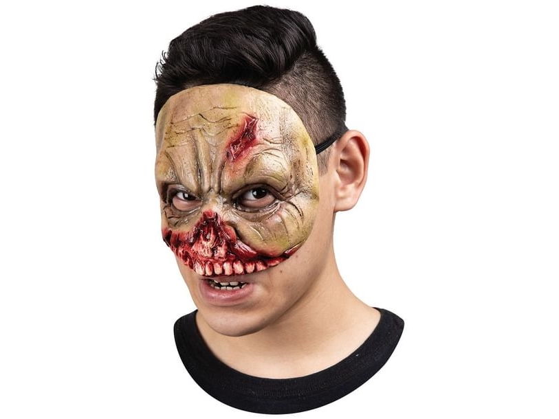 Undead Latex Halvmaske