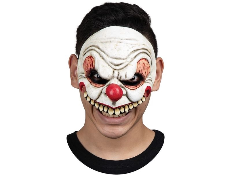 Creepy Clown Halvmaske