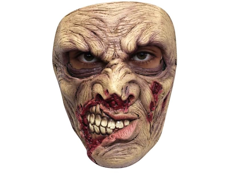 Zombie halvmaske | Leksaker - Rollek - Kostym | GameStuff