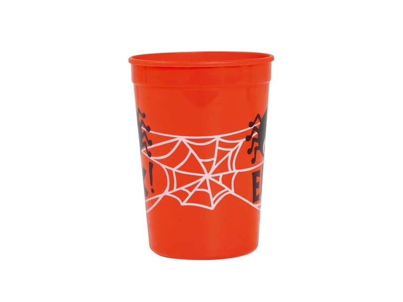 Orangefarbene Halloween-Kop