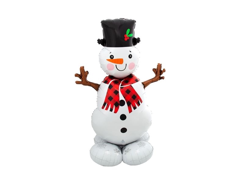 Stående snögubbe folieballong | Catering - Dukar & Servetter - Dukar | GameStuff