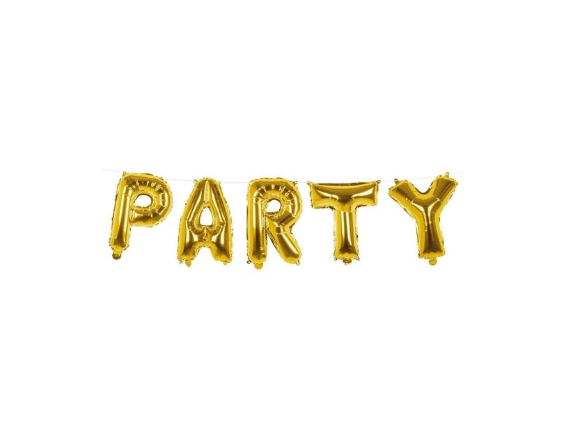 Folieballoner Party Guld