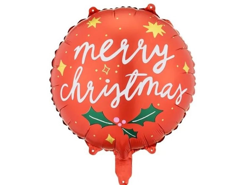 Folieballon Merry Christmas