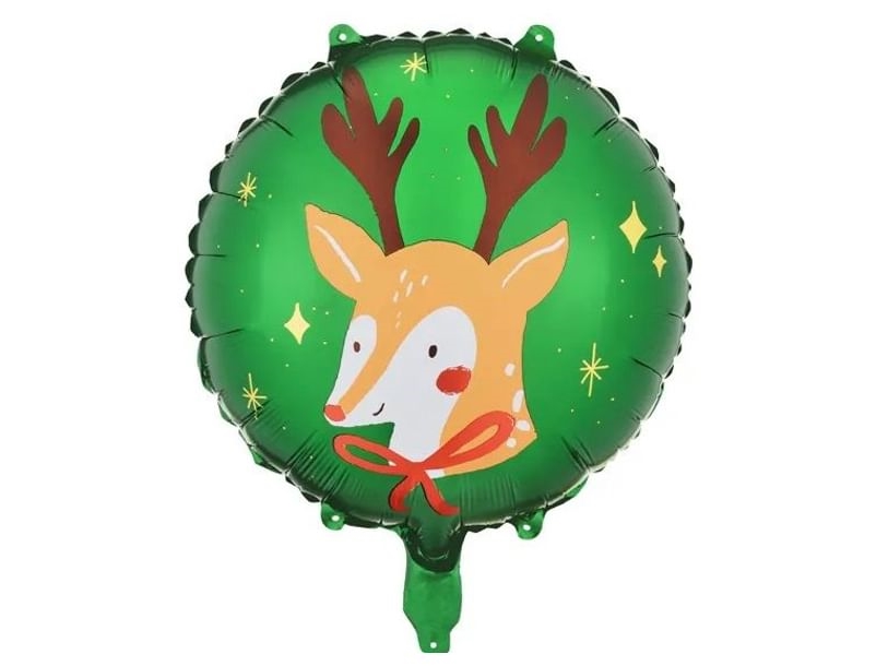 Folienballon Mit Rentier