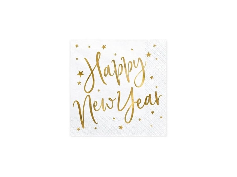 Happy New Year Servietter