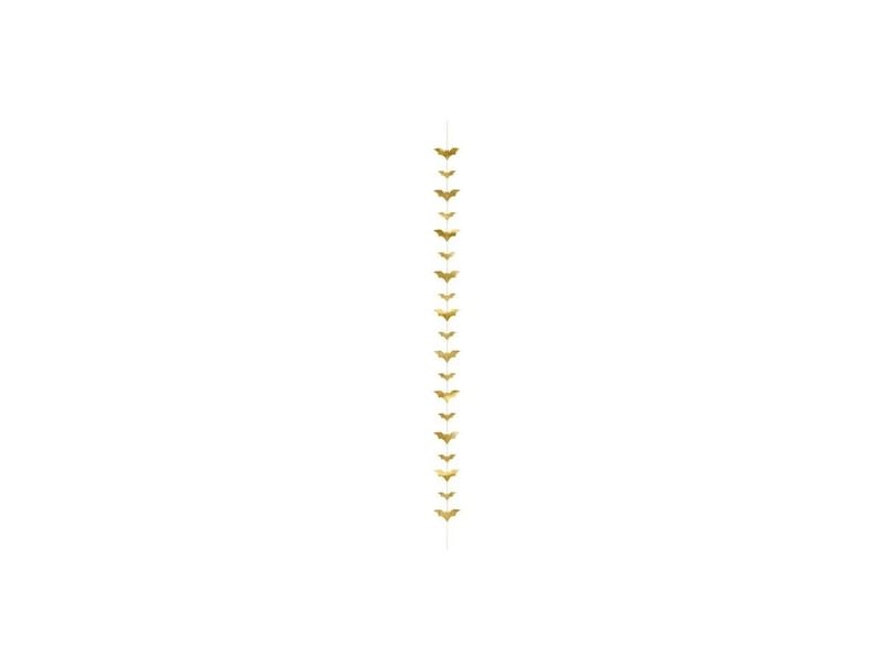 Fledermausgirlande, Gold